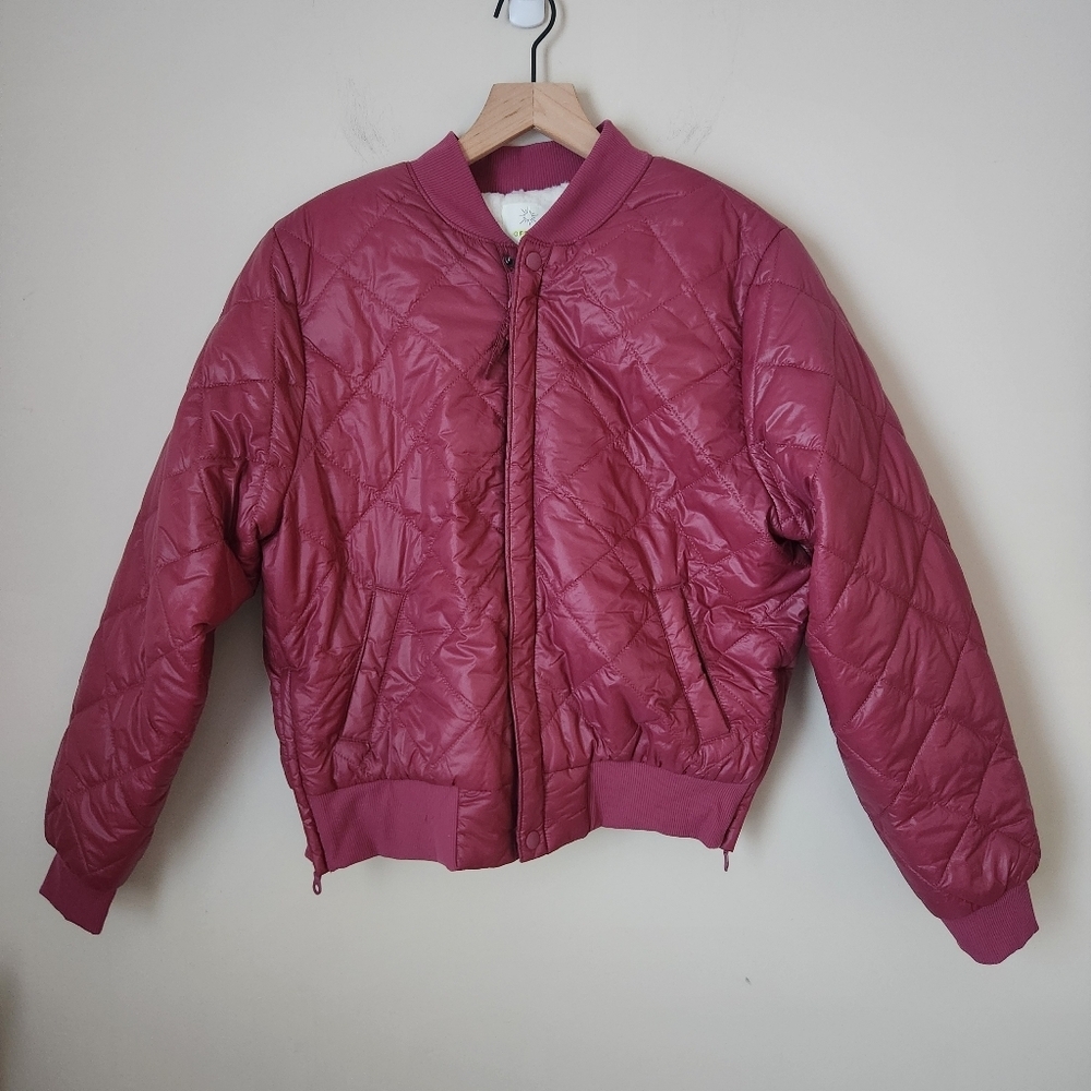 Offline By Aerie | Sherpa Lined Quilted Puffer Bo… - image 2